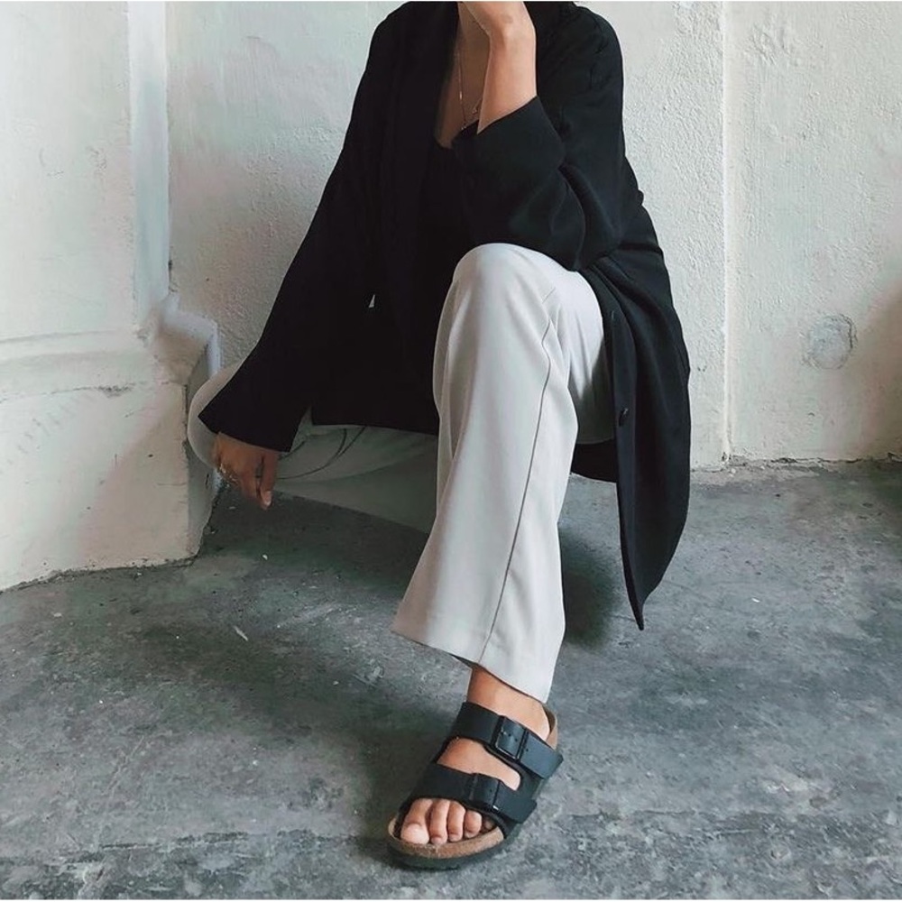 Used Black Suede Birkenstocks